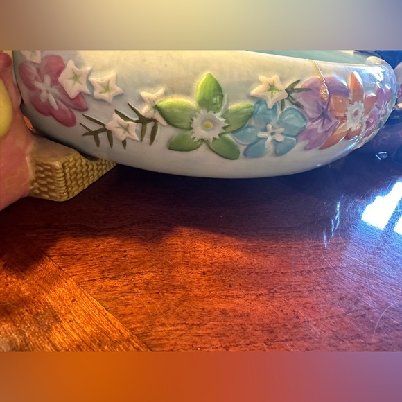 Vintage Collector Disney Mickey Polynesian Luau 2-Piece Chip Dip Platter - Picture 3 of 8